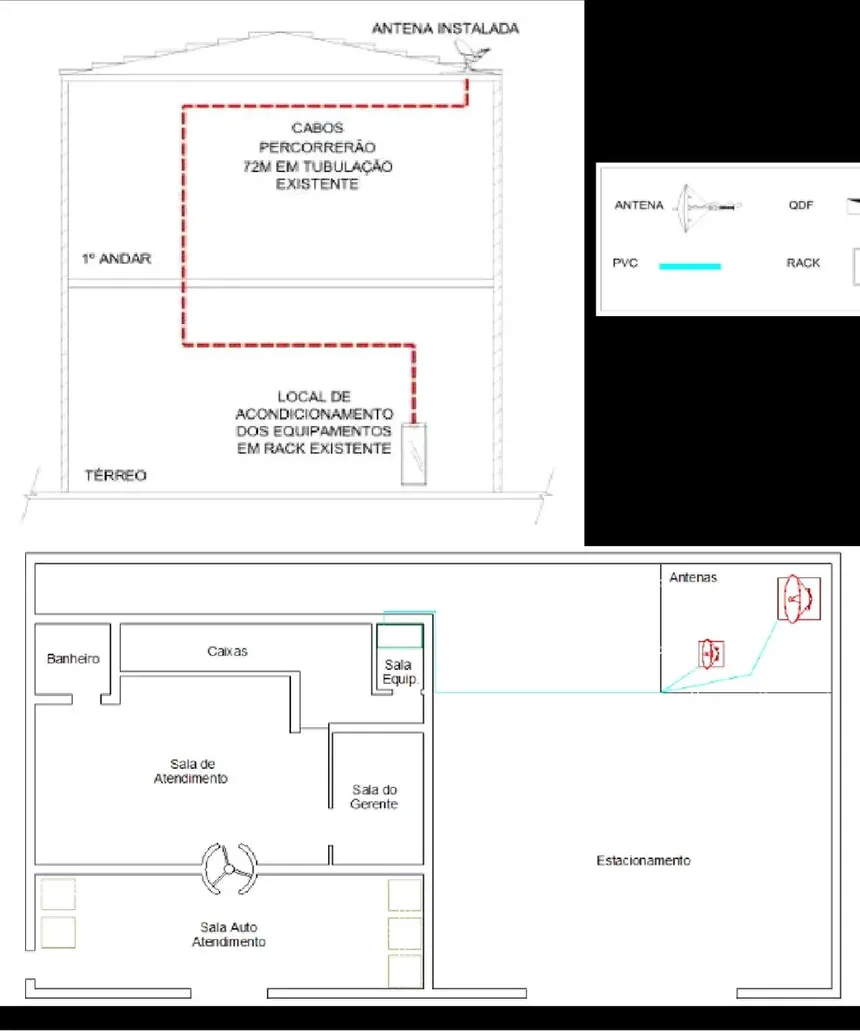 Exemplo de croqui técnico da NOOP Engenharia